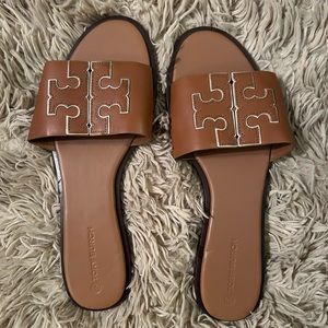 TORY BURCH DOUBLE T SPORT SANDAL. SIZE 10